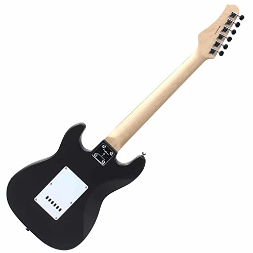Rocktile Sphere Junior Guitare Eléctrique Noir SET 3/4 avec ampli, cable et sangle - Les Beatles, Paul McCartney, John Lennon, RIngo Starr, George Harrison Rocktile Sphere Junior Guitare Eléctrique Noir SET 3/4 avec ampli, cable et sangle – Image 3