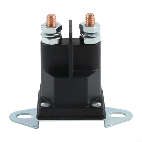 FUANA Démarreur de tondeuse à gazon pour solénoïde de rechange et modèles y compris cadre 030817 monté entre moteur et batterie