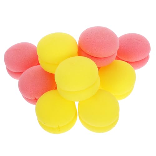 FOYTOKI 12pcs Soft Sponge Foam Hair Rollers Flexible Curlers for Styling Gentle Hair for Sleeping Travel and Parties Round Curlers for Women and Girls