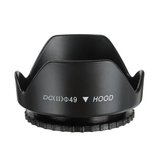 49mm Camera Lens Cases,Anti-Glare Cover Practical Sunshade Accessories Camera Replacement Protective Shield for Nikon