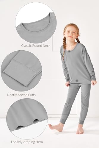 Resinta Meninas Crianças Algodão Conjunto de Roupa Interior Térmica Criança Meninas Ceroulas Criança