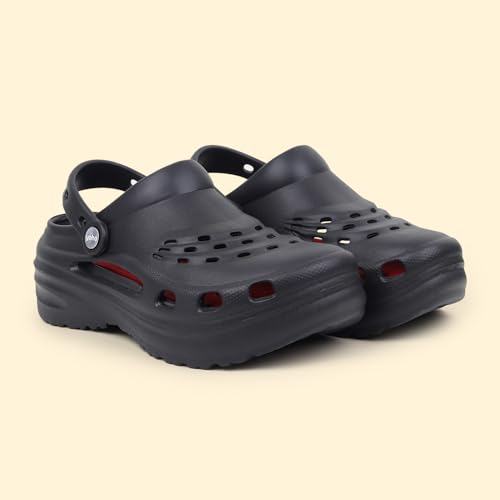 Image of YOHO High Heel Clogs for Women | Waterproof Monsoon Footwear & Rainy Sandals | Lightweight Cushioned Chappal