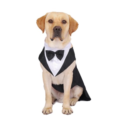 Disfraz formal de esmoquin para perro talla L miniatura 7
