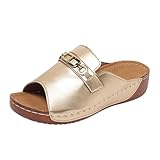 Semelle Extérieure : Les Sandales Pour Femmes Sont Dotées D'une Semelle En Caoutchouc Pour Une Meilleure Adhérence Et Une Meilleure Stabilité. La Semelle Extérieure Vous Donne L'impression De Marcher Sur Des Nuages.