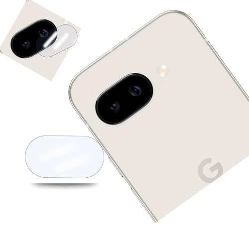 Image of Compatible with Google Pixel 9a Camera Lens | Protector HD Clear Tempered Glass Camera Guard | Scratch Resistant Anti Fingerprint Bubble Free | Easy Installation Lens Protection Film for Google Pixel 9a