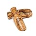 Sale! Handmade Olive Wood 3.25" Long Set of 2 Wooden Bath Salt Scoops, Tea Scoops