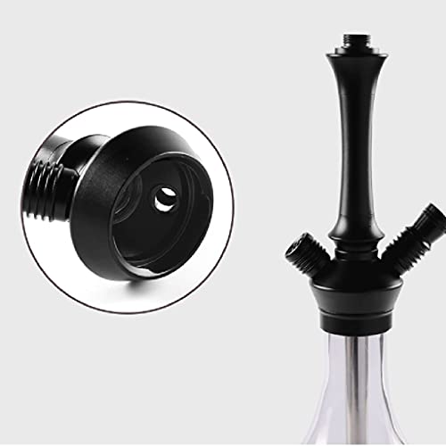 GaoYunQin 1 Schlauch Huka Shisha Komplett-Set Wasserrohre zum Rauchen, Glas Shisha Bars Wasservase (Color : Red) – Bild 5