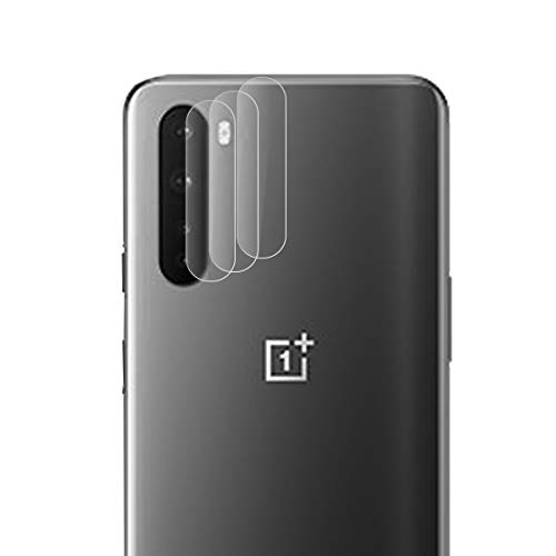 ROVLAK Cámara Protector de Pantalla para OnePlus Nord Cámara Cristal Templado Protector 3-Pack 9H Anti-Explosión Anti-Rasguños Cámara Lens Protector para OnePlus Nord