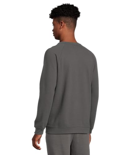 Barefoot Dreams Men's Malibu Collection Waffle Knit Raglan Pullover3