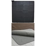 【セット買い】 【Amazon.co.jp 限定】 [山善] ホットカーペット 2畳 (175cm×175cm) ダニ退治機能 AUB-200 + ラグ カーペット アンダーラグ ゆかもふ 10mm厚 防音 洗える SYM10-2