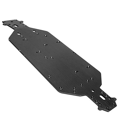 Image of Yinhing Aluminum Alloy Chassis Upgrade for HSP 94107 94111 94110 94124 RC Car Component Easy Installation Enhanced Performance Finish (Black)