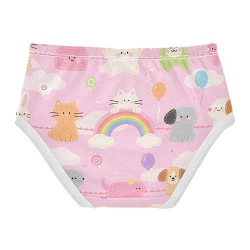 GuoChe Organic Cotton Panties Soft Panties Comfort Color for Kids in Sizes 2T,3T, 4T, 5T, 6Y and 8Y2