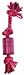 Mammoth 14-Inch TPR Squeaky Cloth Rope, Medium
