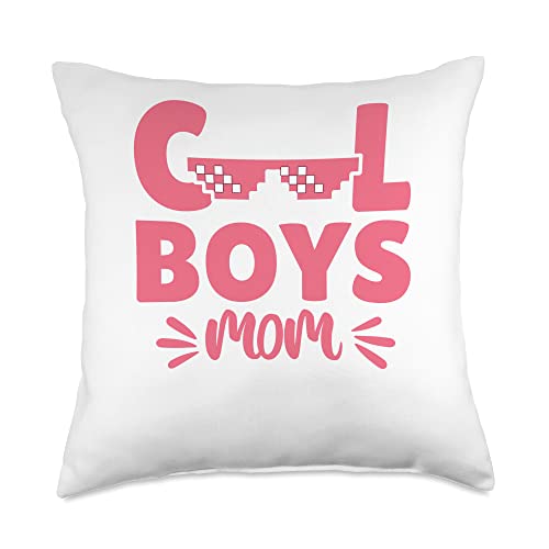 WWWWWWWWWWWW Mom Funny Women Pride Mothers Day Love Throw Pillow