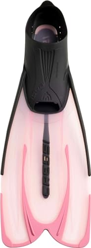 Image of Cressi Adult Snorkeling Fins with Self-Adjustable Comfortable Full Foot Pocket | Perfect for Traveling | Agua