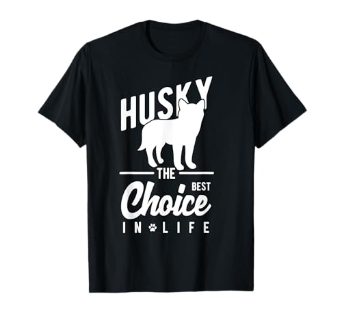 Divertente regalo husky carino per uomo e donna Maglietta