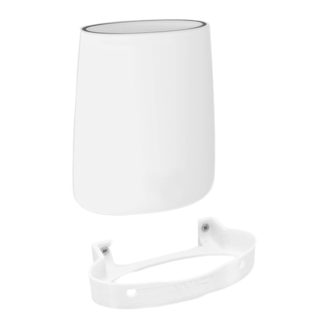 Jabtek Wall Mount Wall Bracket Compatible with The Netgear Orbi Rbs20 & Rbr20 & Rbk20 for WiFi Mesh System White