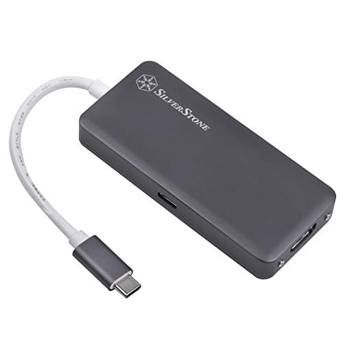 SilverStone SST-EP14C multiplicador USB 3.1 Tipo C con tres puertos USB-A y salida de vídeo HDMI