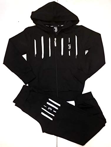 Conjunto de Sudadera y pantalón para niño, Producto Oficial del Juventus FC Juve, Color Negro, Come DA Foto, 6 años