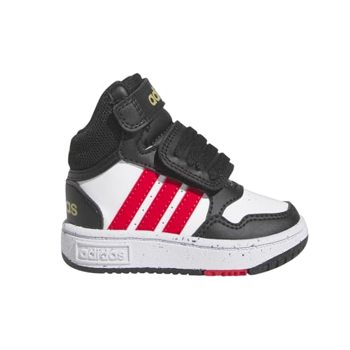 adidas Toddler Boys Hoops Mid 3.0 Basketball Sneakers Shoes - White