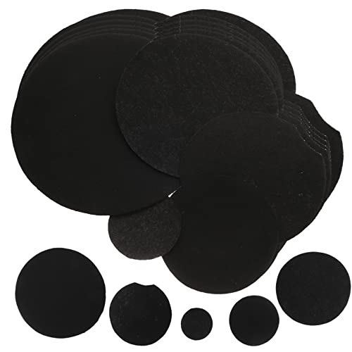 CIYODO Flower Pot Mat Pad 100pcs Non-Woven Fabrics Pads Drainage Gasket Bonsai Pot Pad for Plant