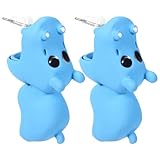 CTIRCHIU Pendientes de Animales Creativos y Divertidos Orejas, Hechos de Plástico, 1 Par, Accesorios de Moda Ideales Día Madre o Aniversario de Boda