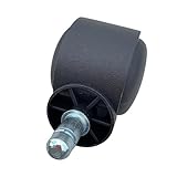 TTETTZ Office Chair Replacement, Desk Chair Caster Wheel Protect Your Floor Home Furniture Mute Smooth Rolling for Computer Chairs
