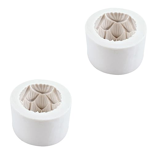 DOITOOL 2 Moldes De Loto Para Jabón Con Formas Naturales Hechos En Casa De Silicona Epoxi Para Repostería Para Tartas De Gel De Sílice Color Aleatorio