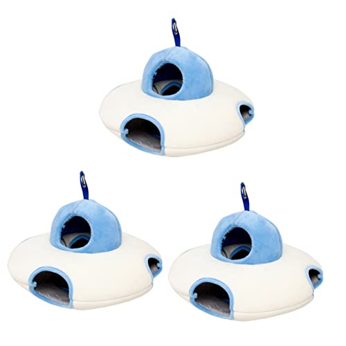 Balacoo 3 Pçs Ninho De Hamster Para Animais De Estimação Berço Para Dormir Rede De Chinchila Rede De