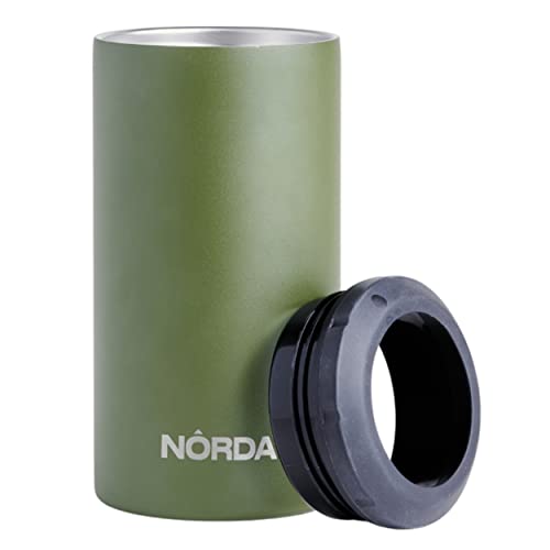 Hieleras, Outdoors NORDAY | Portalatas de Acero Inoxidable para Latas y Botellas 12oz - 355ml | Militar - Vaso Termico Enfriador de Cerveza | Mantiene la Temperatura 24 hs |...