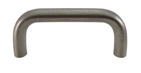 1.93 x 4.41 Lg. M6x1.0 thd., Tumbled Finish, Oval Aluminum Metric, Pull Handle (1 Each)