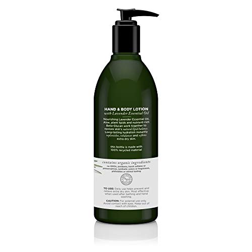 Avalon Organic Botanicals Hand And Body Lotion, Therapeutic, Lavender , 12 Oz #TOP2