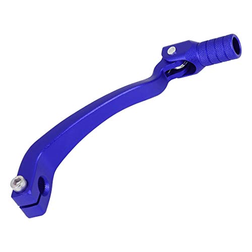 F FIERCE CYCLE 0.39 Inch Aluminum Alloy Motorcycle Shift Lever Folding Gear Shifter Blue - Thumbnail 4