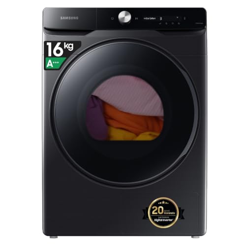 Samsung Asciugatrice DV16DG8600BVU3, 16 kg, Pompa di Calore, Wifi, AI