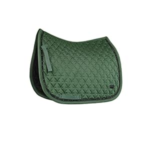 Horze Noir Dressuurzadeldek met glanzende parels, Groen,