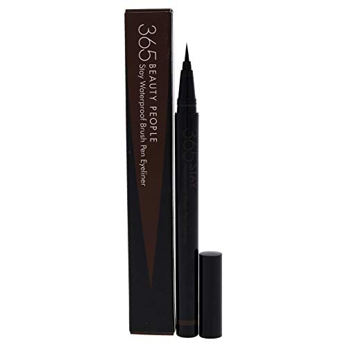 Beauty People 365 Stay Waterproof Brush Pen Eyeliner (0.5g) (4 COLOR) (#02 Unique Brown)