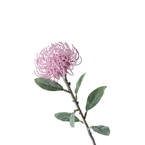 Curfair Artificial Plant Artificial Flowers Exquisite 1Pc Artificial Fake Pincushion Flower Plant Diy Party Wedding Home Decor-Orange #TOP7