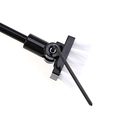 Escova de limpeza raspadora de algas de liga de alumínio UEETEK com 10 lâminas de aço inoxidável par