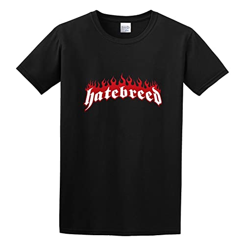 ZHAIMAORIJI Hatebreed American Band Music Tour - Camiseta unisex de manga corta 100% algodón, color negro, Negro, M