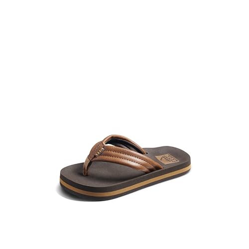 Image of REEF Boys Kids Ahi Beach Flip Flop, Soft Cushion Footbed, Water Friendly