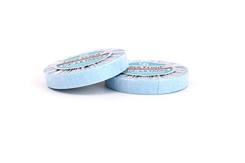 "Lace Front Support" Hair Extensions Tape Double Sided Roll Tapes Stickers Adhesive for Men Hair System Replacement Toupee Hair Extension Wig Bundles Hair Weave Closure(6 Yards & 0.8CM)