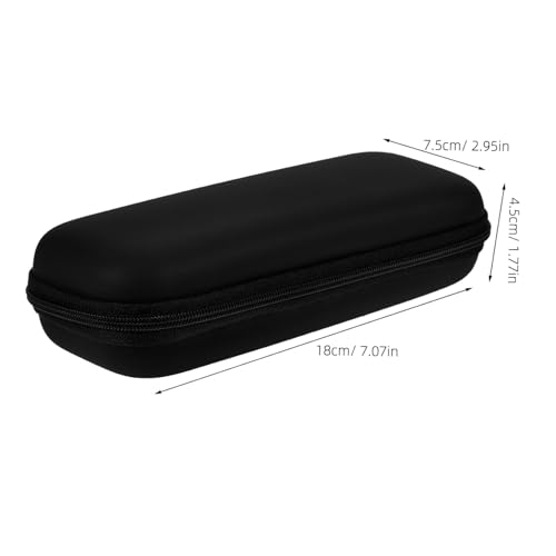 Caja de almacenamiento EVA negra minkissy con tres bolsas de viaje reutilizables para accesorios 7