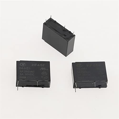 Relais HF46F 24-HS1 12-HS1 mini relais de puissance 5A commutation PCB