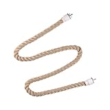 Leefasy Parrot Climbing Rope Bird Perch Stand Hanging Birds Supplies Bird Rope Perches for Cockatiels Budgie Parakeet Primary Color, L