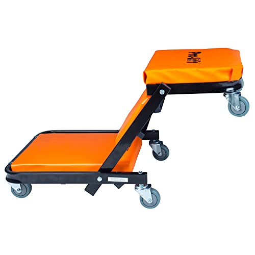 Image of Pro-LifT Foldable Z Creeper 2-in-1 Rolling Car Creeper & Seat, 40 inch