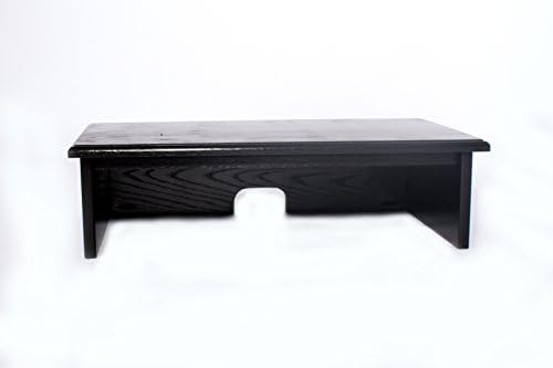 Black Lazy Susan TV Riser - Spins 360 Degrees