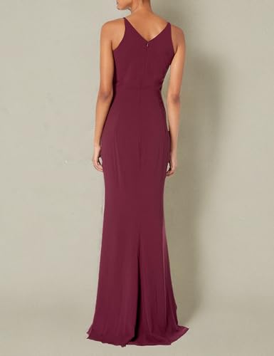 Image of Iris Spaghetti Strap Plunging Long Dress