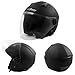 Casco Jet Visiera Scooter Moto Quad Omologato ECE 22-06 Nero Satinato M