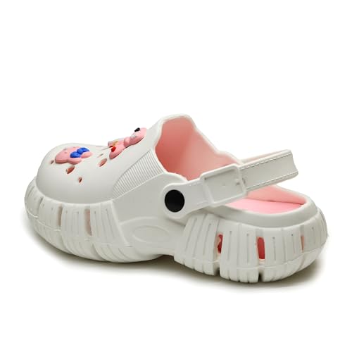 Image of ASIAN INDIGO-10 Stylish Women Clogs | Ultra-Light, Breathable & Comfortable Slip-Ons with Cute 3D Stickers
