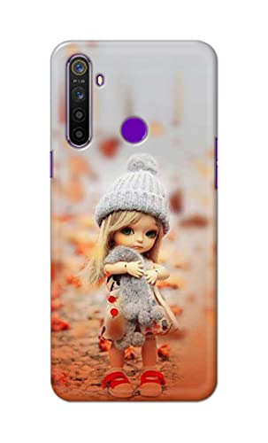 Image of PRINTFIDAA Doll Cute Girl Amazing Beauty Little Kid Child Playing Hard Back Cover for Realme 5 / Realme 5s / Realme 5i / Realme Narzo 10 Back Cover -(P6) KAT1001